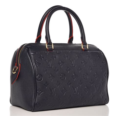 louis vuitton speedy marine rouge|LOUIS VUITTON Empreinte Speedy Bandouliere 25 NM Marine .